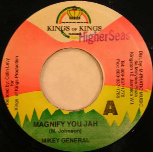 Cover Mikey General - Magnify You Jah (7) Schallplatten Ankauf