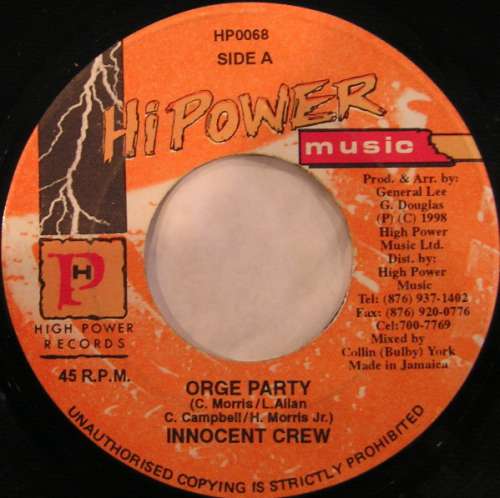 Cover Innocent Crew* - Orge Party (7) Schallplatten Ankauf