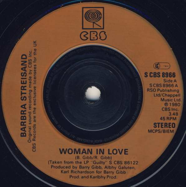 Bild Barbra Streisand - Woman In Love (7, Single, Bro) Schallplatten Ankauf