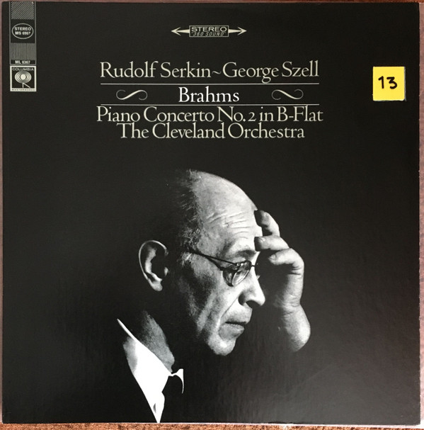 Cover Brahms* - Rudolf Serkin, George Szell, The Cleveland Orchestra - Piano Concerto No. 2 In B-Flat (LP, Album) Schallplatten Ankauf