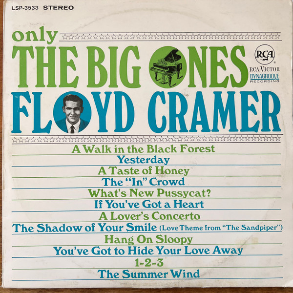 Bild Floyd Cramer - Only The Big Ones (LP, Album) Schallplatten Ankauf