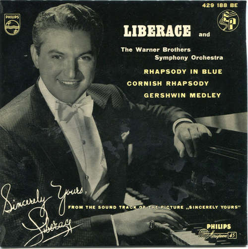 Cover Liberace And The Warner Brothers Symphony Orchestra - Sincerely Yours (7, EP, Mono) Schallplatten Ankauf