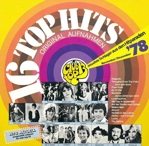Cover 16 Top Hits - Aktuellste Schlager Aus Den Hitparaden November / Dezember '78 Schallplatten Ankauf