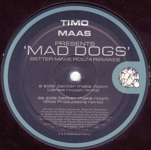 Cover Timo Maas Presents Mad Dogs - Better Make Room Remixes (12) Schallplatten Ankauf