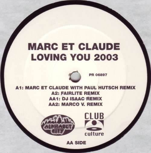 Cover Marc Et Claude - Loving You 2003 (12) Schallplatten Ankauf