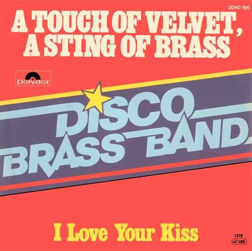 Cover Disco Brass Band - A Touch Of Velvet, A Sting Of Brass (7, Single) Schallplatten Ankauf