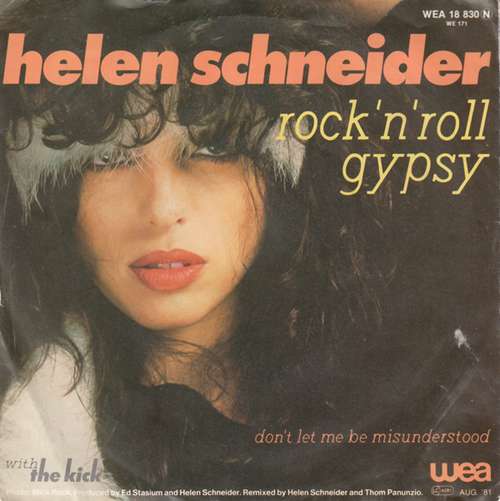 Cover Helen Schneider With The Kick (2) - Rock 'N' Roll Gypsy (7, Single) Schallplatten Ankauf