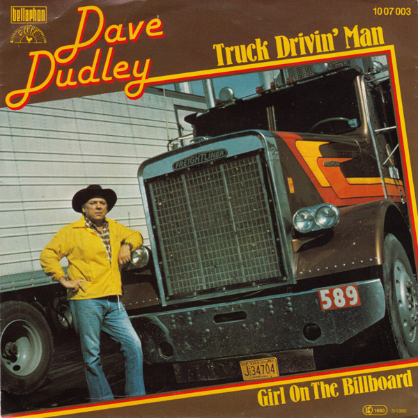 Cover Dave Dudley - Truck Drivin' Man (7, Single) Schallplatten Ankauf