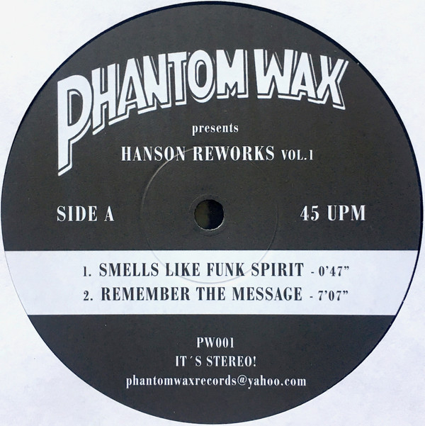 Cover Hanson (8) - Hanson Reworks Vol. 1 (12) Schallplatten Ankauf