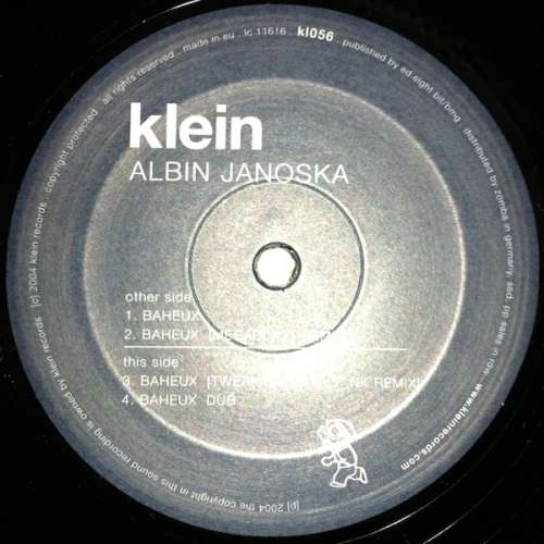 Cover Albin Janoska - Baheux (12) Schallplatten Ankauf