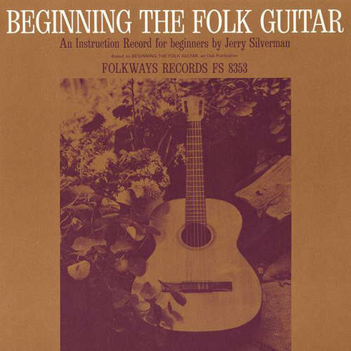 Cover Jerry Silverman - Beginning Folk Guitar: An Instruction Record For Beginners (LP) Schallplatten Ankauf