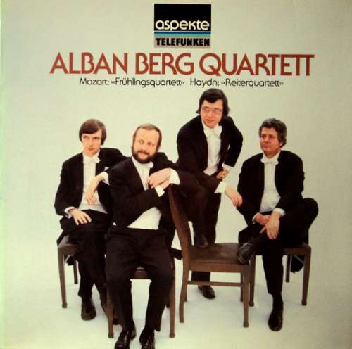 Cover Alban Berg Quartett — Mozart* / Haydn* - »Frühlingsquartett« / »Reiterquartett« (LP) Schallplatten Ankauf