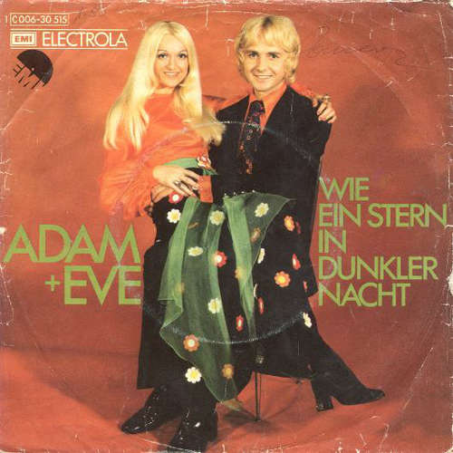 Cover Adam + Eve* - Wie Ein Stern In Dunkler Nacht (7, Single) Schallplatten Ankauf