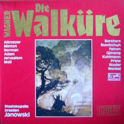 Cover Wagner* - Staatskapelle Dresden, Marek Janowski - Die Walküre (5xLP + Box) Schallplatten Ankauf