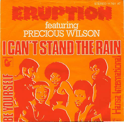Bild Eruption (4) Featuring Precious Wilson - I Can't Stand The Rain (7, Single) Schallplatten Ankauf