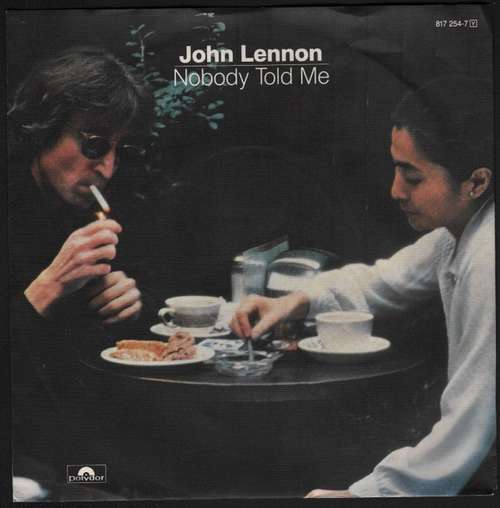 Cover John Lennon - Nobody Told Me (7, Single) Schallplatten Ankauf