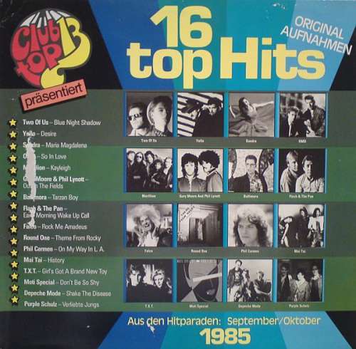 Cover Various - 16 Top Hits - Aus Den Hitparaden: September / Oktober 1985 (LP, Comp) Schallplatten Ankauf