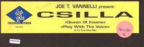 Cover Joe T. Vannelli Presents Csilla - Queen Of Insane / Play With The Voice (2x12) Schallplatten Ankauf