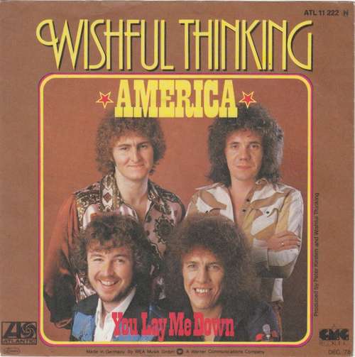 Cover Wishful Thinking - America (7, Single) Schallplatten Ankauf