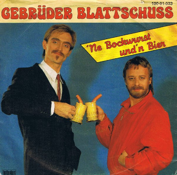 Cover Gebrüder Blattschuß* - 'Ne Bockwurst Und 'N Bier (7, Single) Schallplatten Ankauf