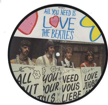 Cover The Beatles - All You Need Is Love (7, Single, Ltd, Pic, RE) Schallplatten Ankauf