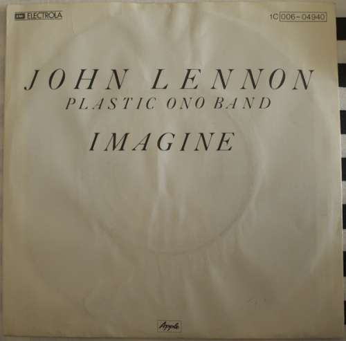 Cover John Lennon, Plastic Ono Band* - Imagine (7, Single, RE) Schallplatten Ankauf