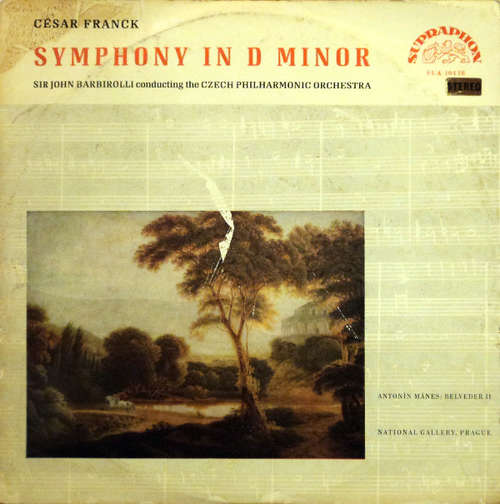 Cover César Franck - Sir John Barbirolli conducting the Czech Philharmonic Orchestra* - Symphony In D Minor (LP, RE) Schallplatten Ankauf