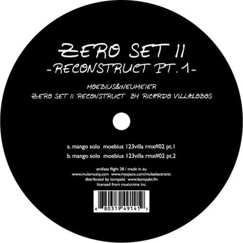 Cover Moebius* & Neumeier* - Zero Set II - Reconstruct Pt. 1 - (12) Schallplatten Ankauf