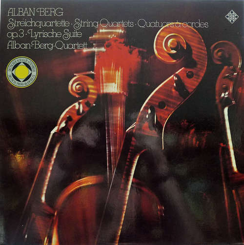 Cover Alban Berg - Alban-Berg-Quartett* - Streichquartett Opus 3 / Lyrische Suite (LP) Schallplatten Ankauf