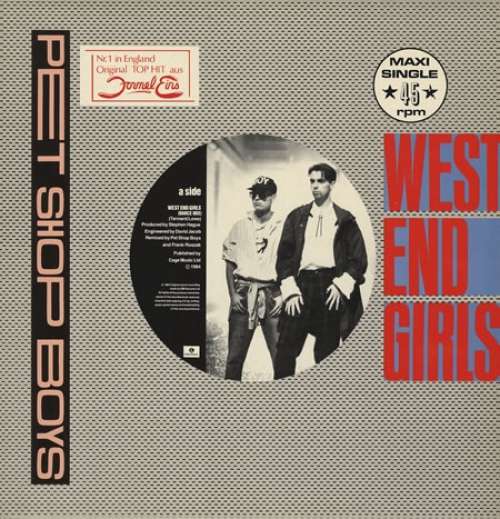 Cover Pet Shop Boys - West End Girls (12, Maxi) Schallplatten Ankauf