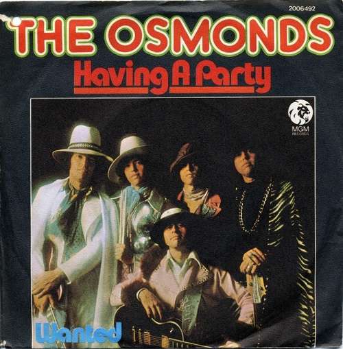 Cover The Osmonds - Having A Party (7, Single) Schallplatten Ankauf