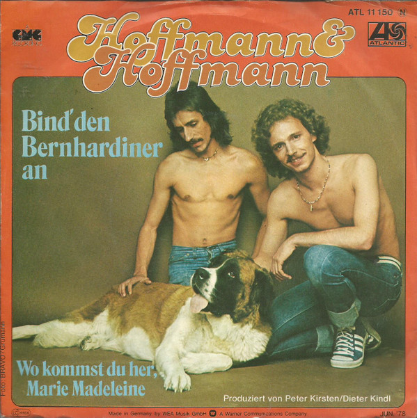 Cover Hoffmann & Hoffmann - Bind' Den Bernhardiner An (7, Single) Schallplatten Ankauf