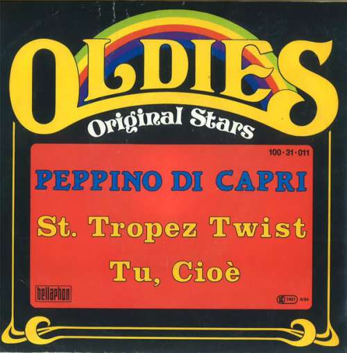 Cover Peppino Di Capri - St. Tropez Twist / Tu, Cioé (7, Single) Schallplatten Ankauf