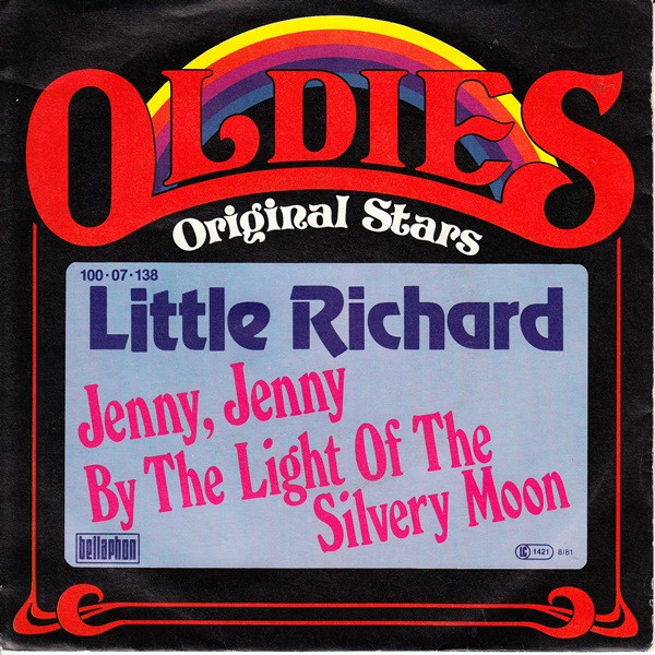 Cover Little Richard - Jenny, Jenny / By The Light Of The Silvery Moon (7, Single) Schallplatten Ankauf