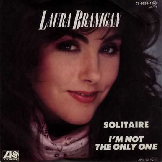 Cover Laura Branigan - Solitaire / I'm Not The Only One (7, Single) Schallplatten Ankauf