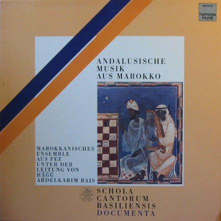 Cover Marokkanisches Ensemble Aus Fez* Unter Der Leitung Von Hāǧǧ Abdelkarim Rais* - Andalusische Musik Aus Marokko (2xLP, Album + Box) Schallplatten Ankauf