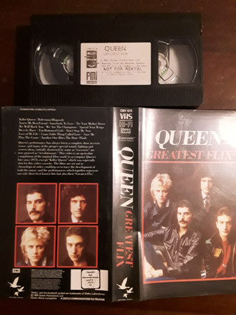 Cover Queen - Greatest Flix (VHS, Comp, PAL, Dif) Schallplatten Ankauf