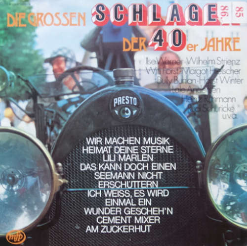 Cover Various - Die Grossen Schlager Der 40er Jahre (2xLP, Comp) Schallplatten Ankauf