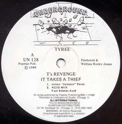 Cover Tyree* - T's Revenge It Takes A Thief (12) Schallplatten Ankauf
