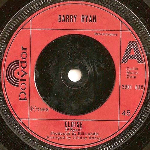 Cover Barry Ryan - Eloise (7, Single) Schallplatten Ankauf