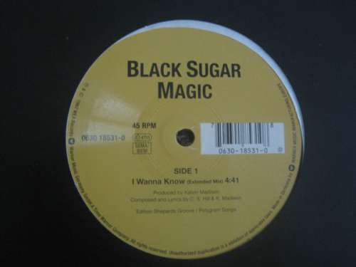 Cover Black Sugar Magic - I Wanna Know (12) Schallplatten Ankauf