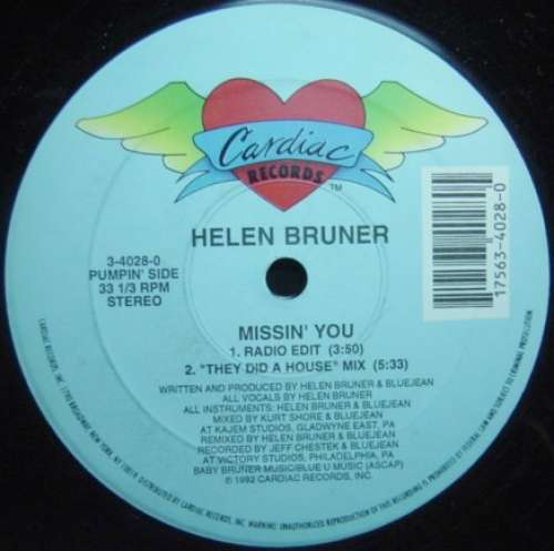 Cover Helen Bruner - Missin' You (12, Maxi) Schallplatten Ankauf