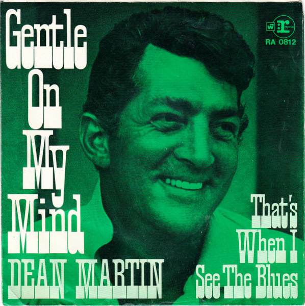 Cover Dean Martin - Gentle On My Mind (7, Single) Schallplatten Ankauf
