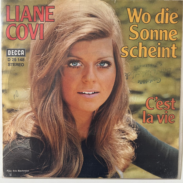Cover Liane Covi - Wo Die Sonne Scheint (7, Single, Promo) Schallplatten Ankauf