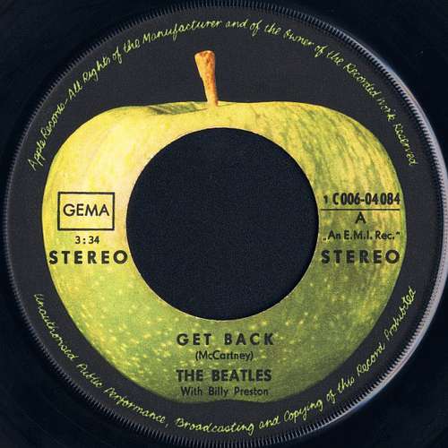 Bild The Beatles With Billy Preston - Get Back (7, Single) Schallplatten Ankauf