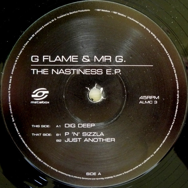 Cover G Flame & Mr G.* - The Nastiness E.P. (12, EP) Schallplatten Ankauf