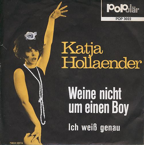 Cover Katja Hollaender* - Weine Nicht Um Einen Boy (7, Single) Schallplatten Ankauf