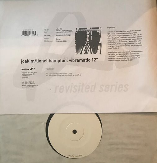 Cover Lionel Hampton - Vibramatic! - Revisited Series #04 (12, Promo, W/Lbl) Schallplatten Ankauf