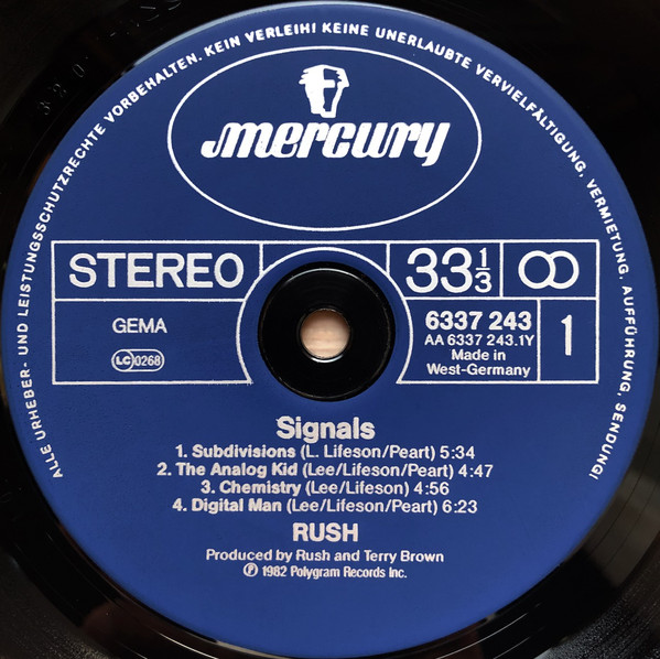 Cover Rush - Signals (LP, Album) Schallplatten Ankauf