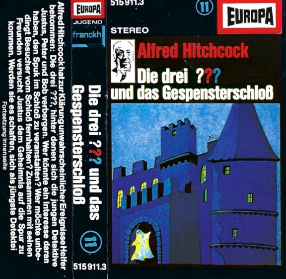 Cover Robert Arthur - Die Drei ??? 11 - Und Das Gespensterschloß (Cass, Lig) Schallplatten Ankauf